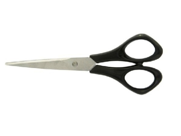 Schere Magna 493 14cm schwarzer Griff, ideal für Papier