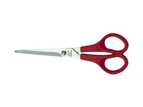 Schere Magna 426 für Linkshänder 16cm roter Kunststoffgriff