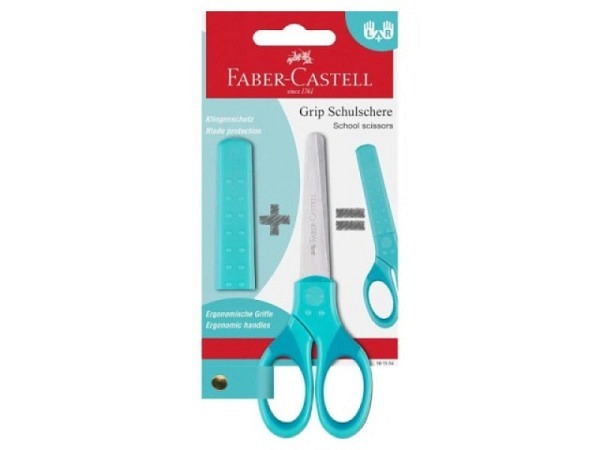 Schere Faber-Castell Grip Schulschere türkis