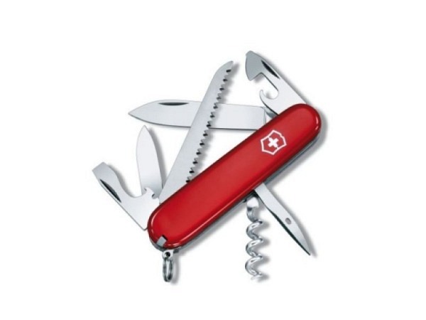 Messer Victorinox Offiziersmesser gross Camper, 91mm rot