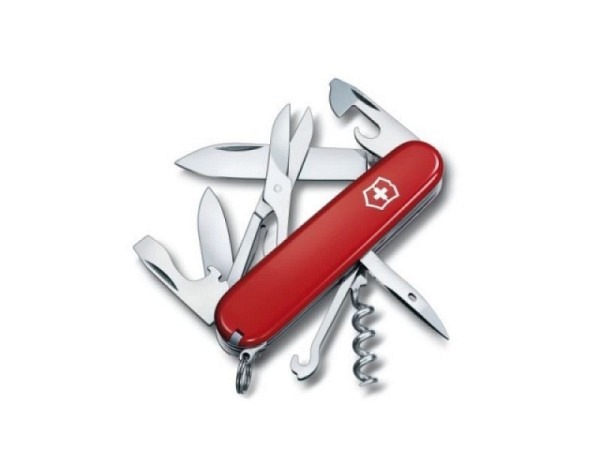 Messer Victorinox Offiziersmesser gross Climber, 91mm rot