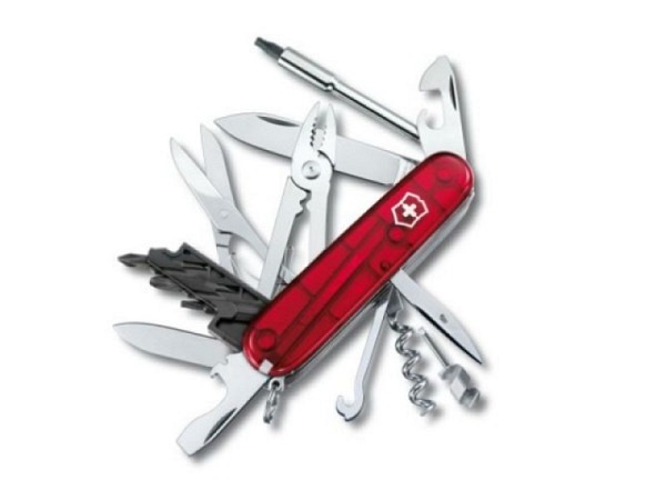 Messer Victorinox Offiziersmesser gross CyberTool 34, rot