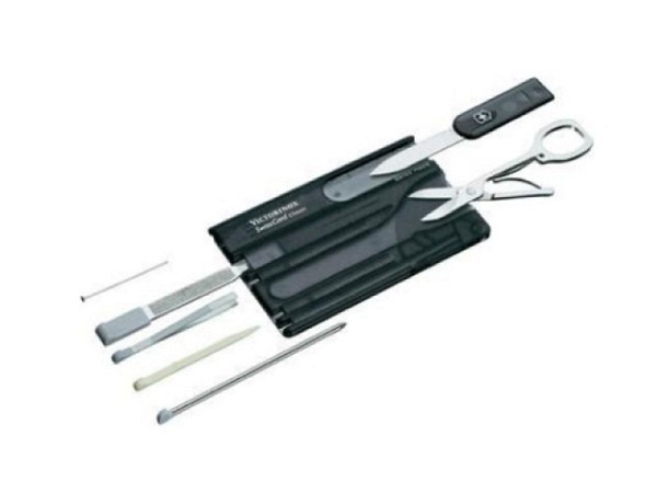 Messer Victorinox SwissCard schwarz Taschenwerkzeug-Set