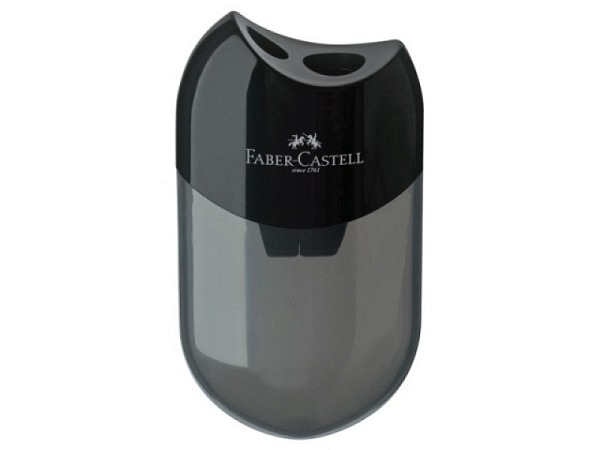 Spitzer Faber-Castell schwarz, Doppelspitzdose
