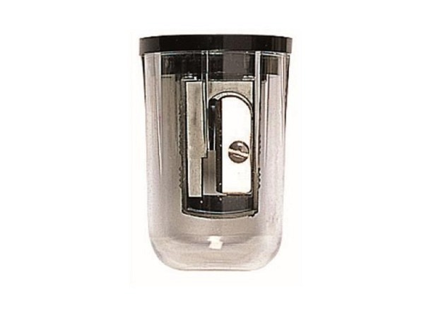 Spitzer Cretacolor Metall mit transparenter Auffangkappe