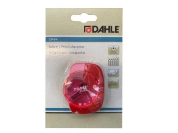 Spitzer Dahle 53464 rot Kunststoffspitzer transp. Deckel