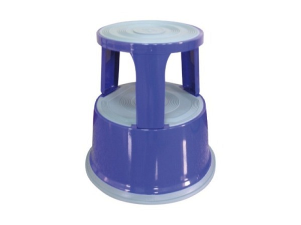 Rolltritt Connect blau 43cm hoch mit Gummipuffer