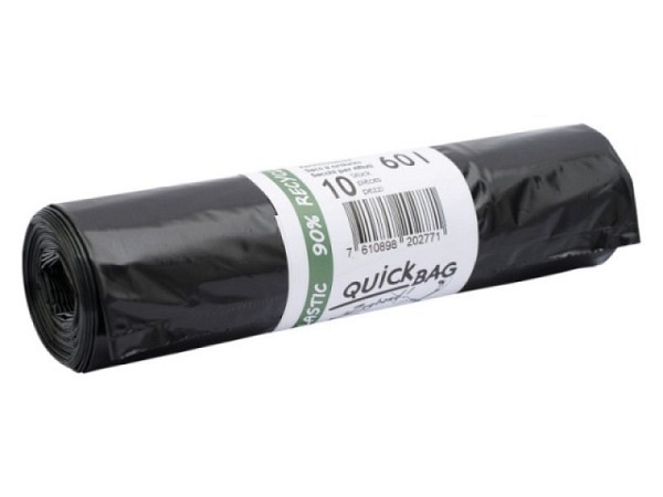 Kehrichtsack Quickbag schwarz 60 Liter 