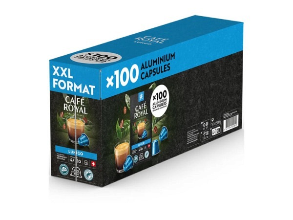 Kaffeekapseln Café Royal Lungo, 100Stk