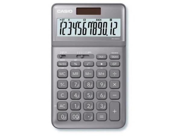 Taschenrechner Casio JW-200SC grau