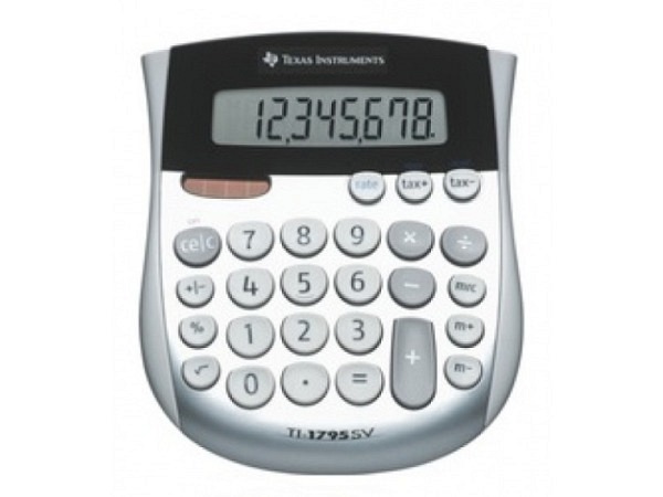 Taschenrechner Texas TI-1795SV 8stellig, angewinkelt Display