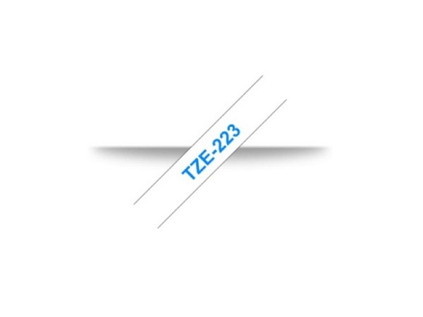 Beschriftungsband Brother P-Touch TZe 9mm blau auf weiss