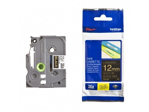 Beschriftungsband Brother P-Touch TZe 12mm gold ..