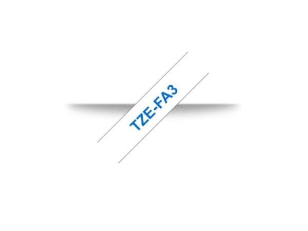 Beschriftungsband Brother P-Touch TZe 12mm blau auf w Tze