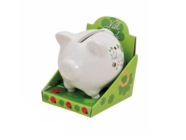 Geldkassette Sparschwein Viel Glück Mini 5x4x5cm