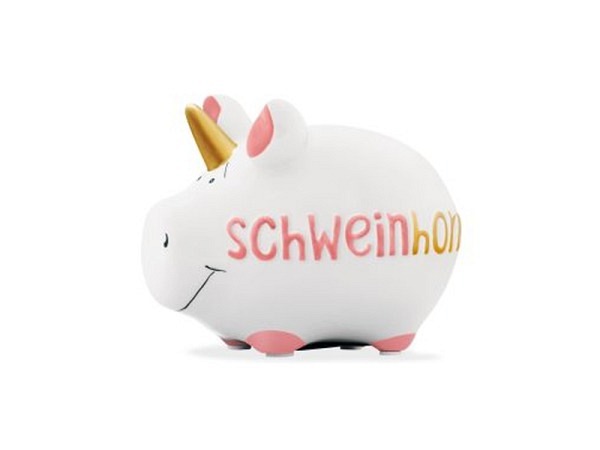 Geldkassette Sparschwein Schweinhorn 12,5x10cm