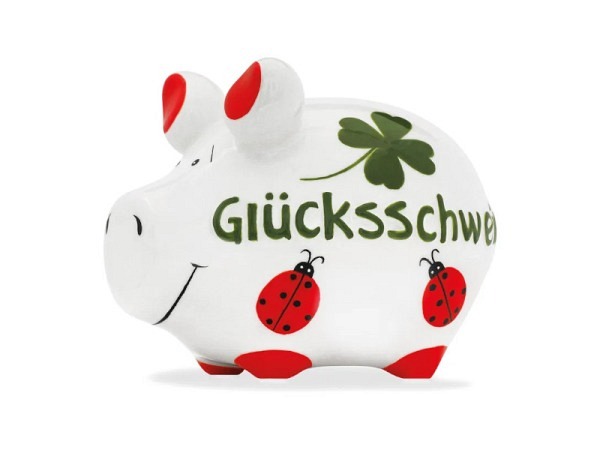 Geldkassette Sparschwein Glücksschwein