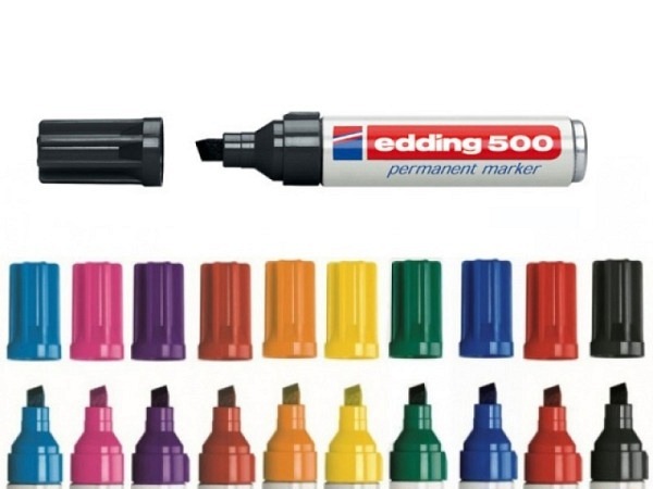 Filzstift Edding 500, wasserfest