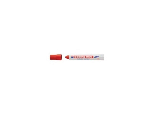 Filzstift Edding 950 Industry painter rot Strichbreite 10mm