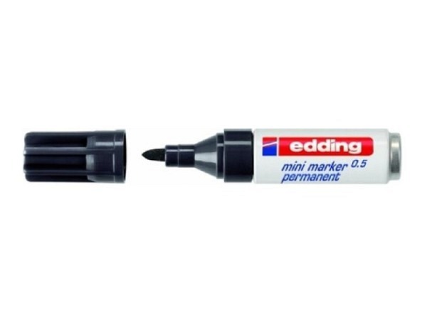 Filzstift Edding Mini-Marker schwarz 