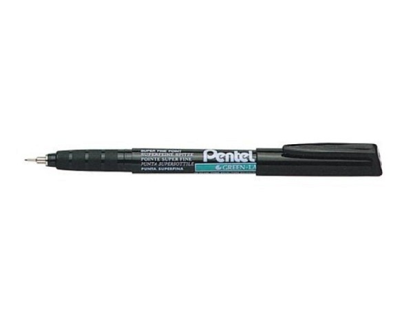 Filzstift Pentel Superfine Fineliner schwarz 0,4mm permanent