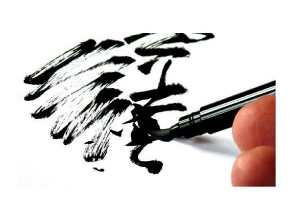Filzstift Pentel Pocket Brush GFKP schwarz