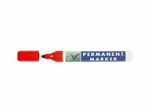 Filzstift Büroline Permanent Marker rot