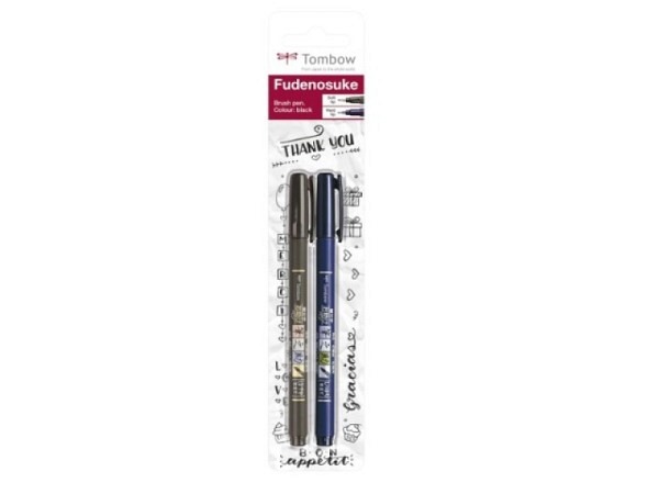 Filzstift Tombow Kalligraphie-Stift 2er Set Fudenosuke