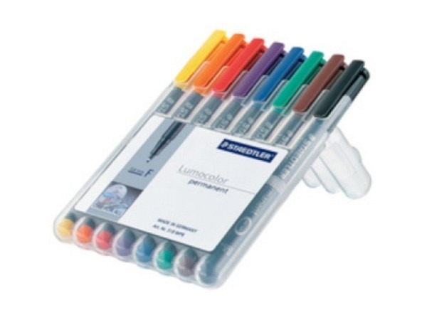 Filzstift Staedtler Lumocolor F permanent 8er-Set