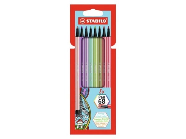 Filzstift Stabilo Pen 68 8er Kartonetui 