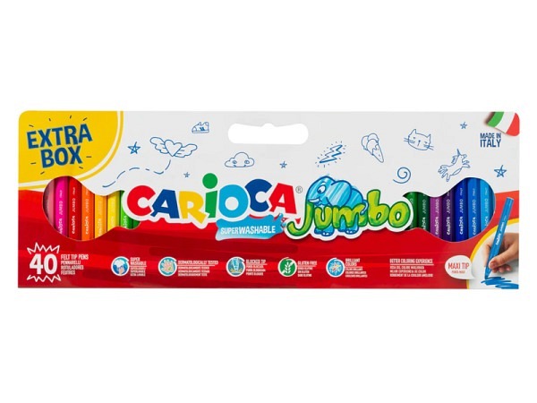 Filzstift Carioca Jumbo 40er-Set
