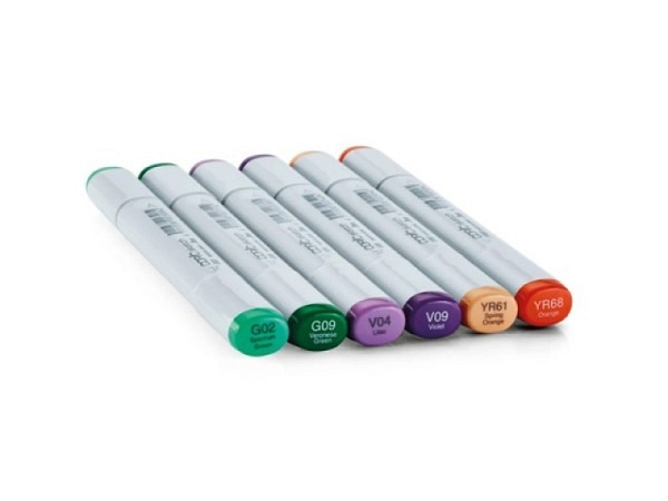 Filzstift Copic Sketch Doppelspitze Set 6er Seco..