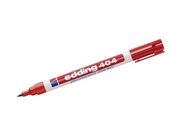 Filzstift Edding 404 wasserfest 0,7mm rund rot