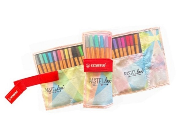 Filzstift Stabilo Pen 88 Set Pastel Love 25er Rollerset