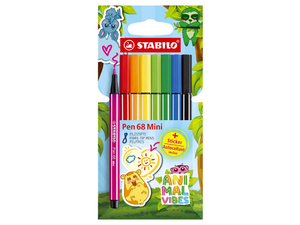 Filzstift Stabilo Pen 68 Mini Animal Vibes 