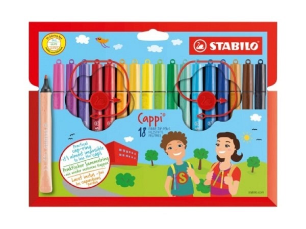 Filzstift Stabilo Cappi 18er Set Strichbreite 1mm