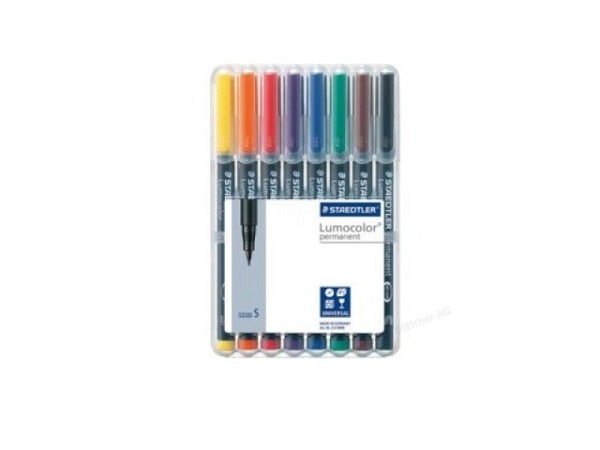 Filzstift Staedtler Lumocolor S permanent 8er-Set