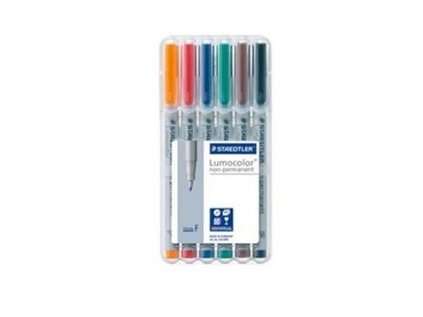 Filzstift Staedtler Lumocolor F nonpermanent 6er Set