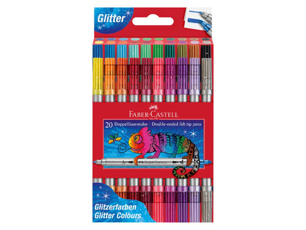 Filzstift Faber-Castell Doppelfaser Gitzer 20er Set