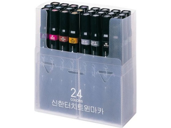 Filzstift Touch Doppelspitz Set 24er 1,5-6mm/1mm