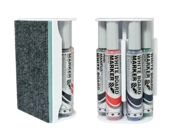 Filzstift Pentel Maxiflo MWL5M für Whiteboards rund 4er Box