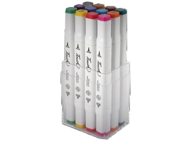 Filzstift Touch Pinselstift Set 12er Main