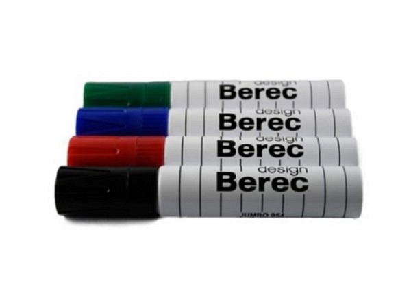 Filzstift Berec 954 Set 4Stk., für Whiteboard und Flipchart geeignet