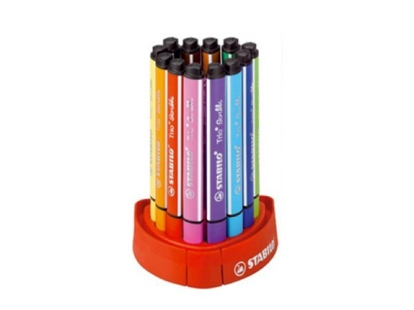 Filzstift Stabilo Trio Scribbi 12er Set Fasermaler