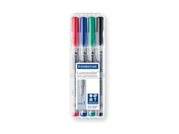 Filzstift Staedtler Lumocolor M permanent 4er-Set