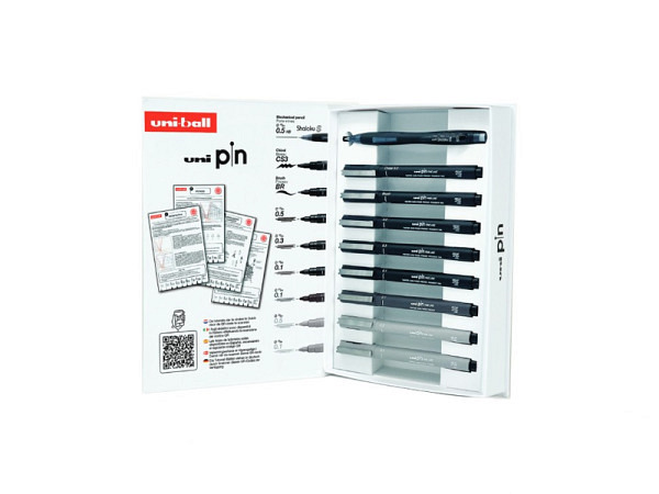 Filzstift Uniball Pin Urban Sketching Starter-Set