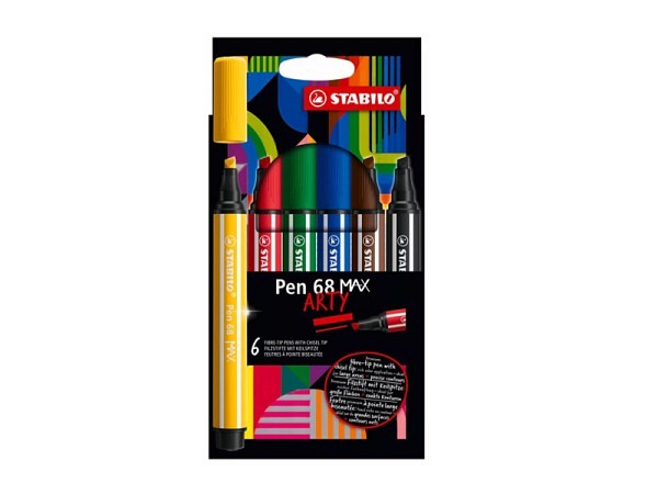 Filzstift Stabilo Arty Pen 68 Max 6er Set 