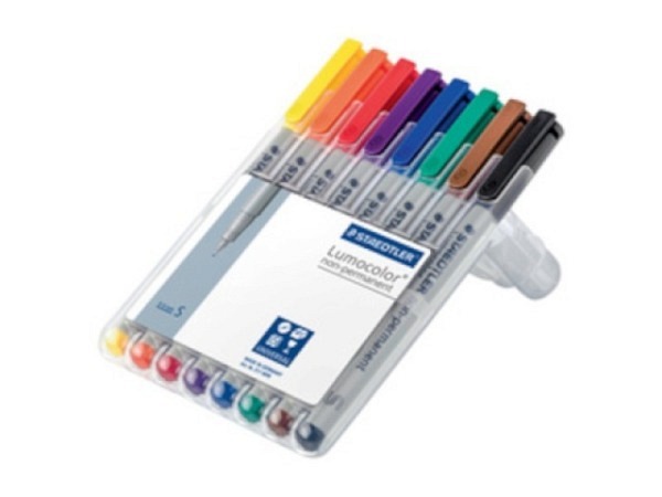 Filzstift Staedtler Lumocolor M nonpermanent 8er-Set