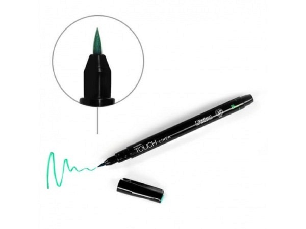 Filzstift Touch Liner Brush 0,05-3mm grün