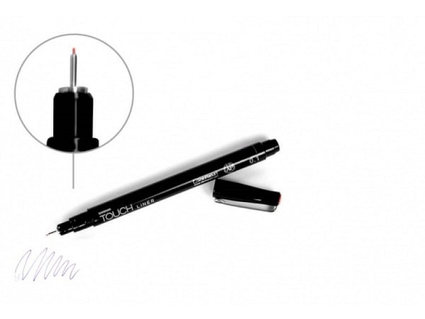 Filzstift Touch Liner 0,1mm violett, Wasserbasis